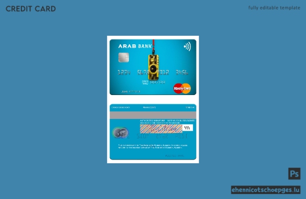 Algerische Arabische Bank Algerien Mastercard Beispielvorschau
